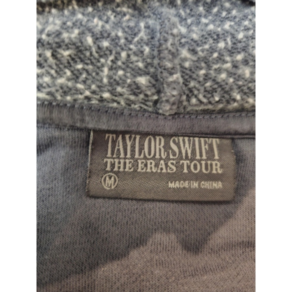 Taylor Swift Hoodie Mens Medium Gray The Eras Tour 2023 2024 Concert Pullover - Picture 9 of 10